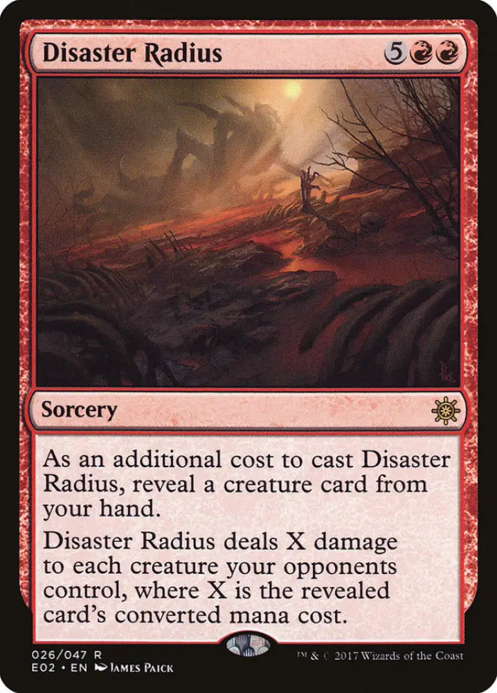 Disaster Radius [Explorers of Ixalan] - MTG Single