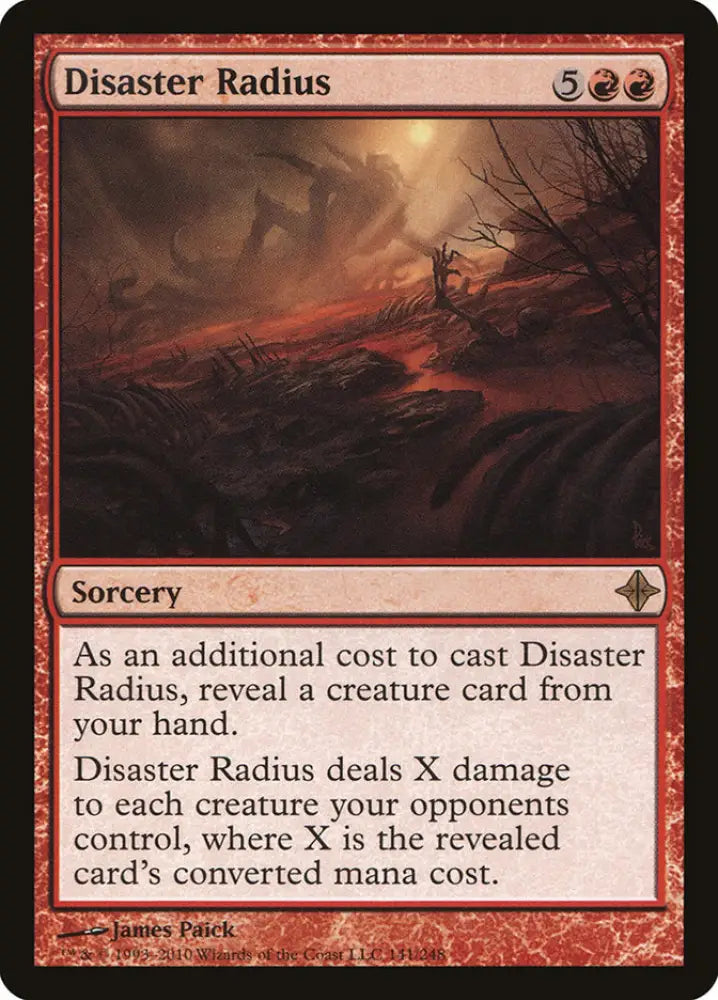Disaster Radius [Rise of the Eldrazi] - MTG Single