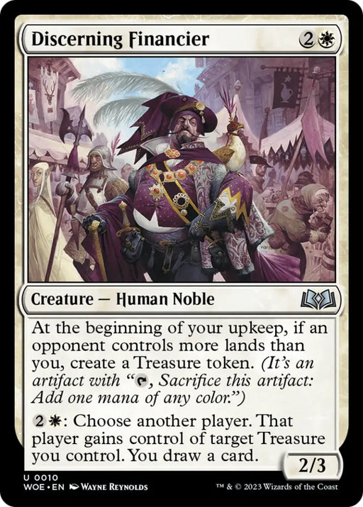 Discerning Financier [Wilds of Eldraine] - MTG Single