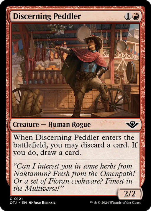Discerning Peddler [Outlaws of Thunder Junction] - MTG Single