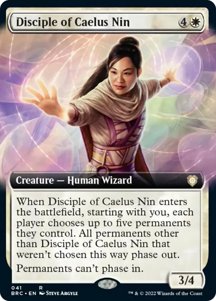 Disciple of Caelus Nin (Extended Art) [The Brothers’ War Commander] - MTG Single