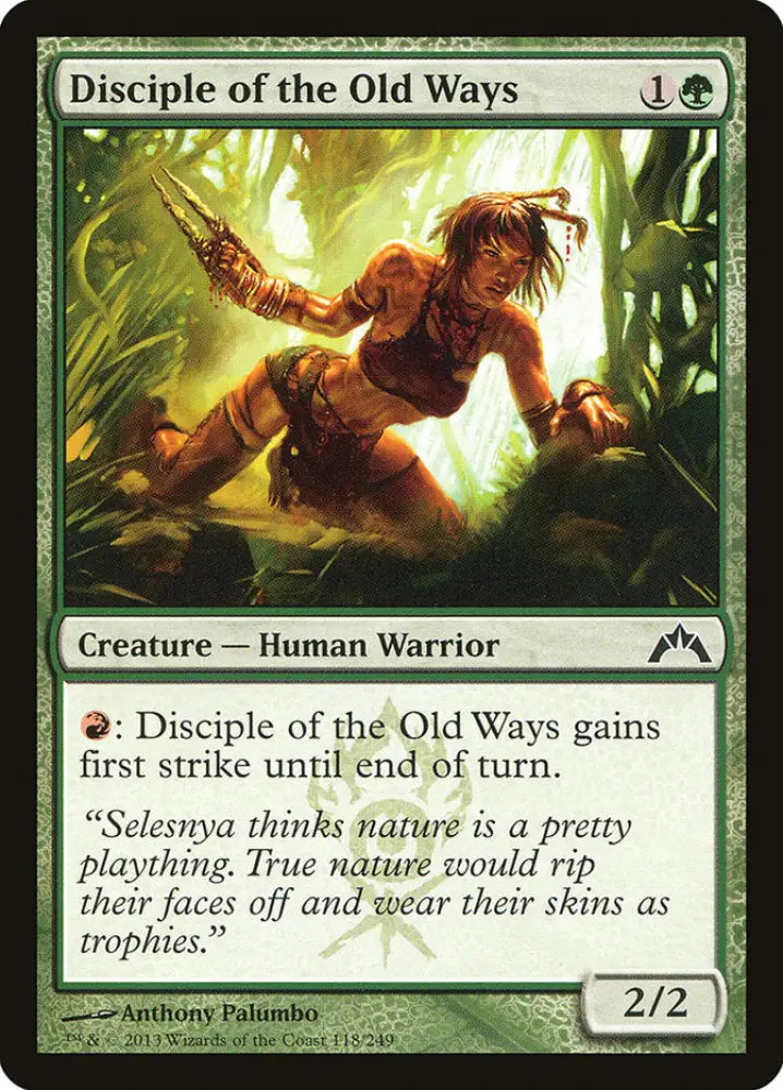 Disciple of the Old Ways [Gatecrash] - MTG Single