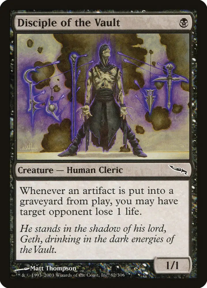 Disciple of the Vault [Mirrodin] - MTG Single