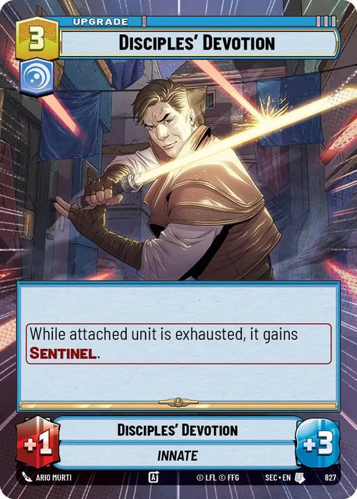 Disciples' Devotion (Hyperspace Foil) (827) [Secrets of Power]