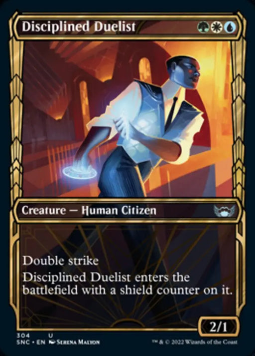 Disciplined Duelist (Showcase Golden Age) [Streets of New Capenna] - MTG Single