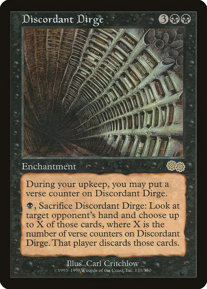 Discordant Dirge [Urza’s Saga] - MTG Single