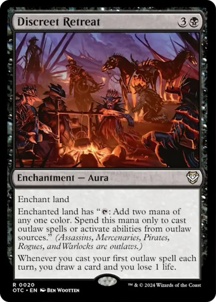 Discreet Retreat [Outlaws of Thunder Junction Commander] - MTG Single