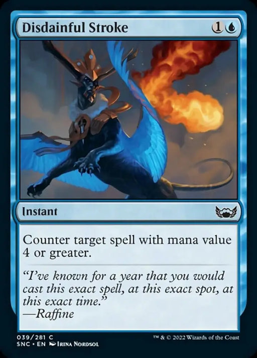 Disdainful Stroke [Streets of New Capenna] - MTG Single