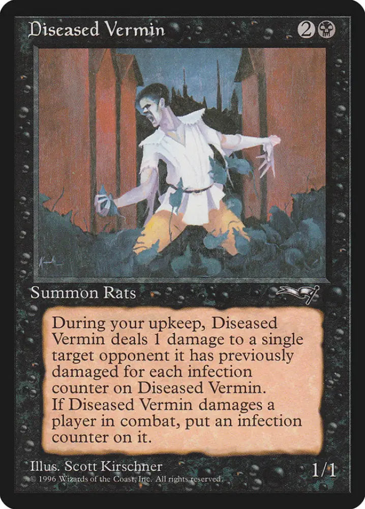 Diseased Vermin [Alliances] - MTG Single