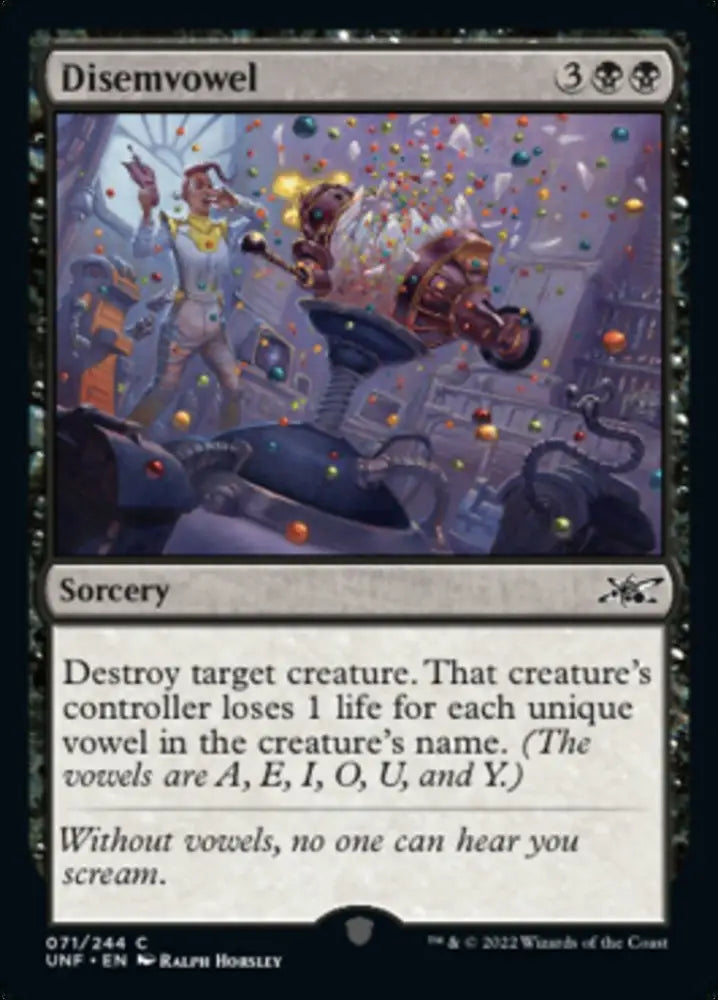 Disemvowel [Unfinity] - MTG Single