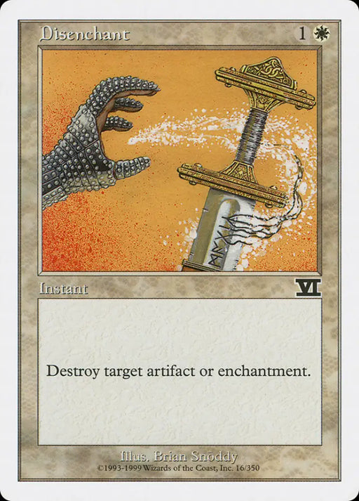 Disenchant [Classic Sixth Edition] - MTG Single