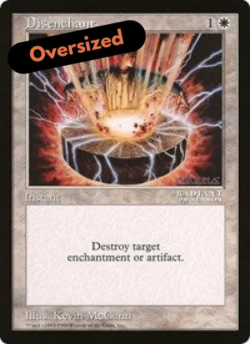 Disenchant (Oversized) [Oversize Cards] - MTG Single