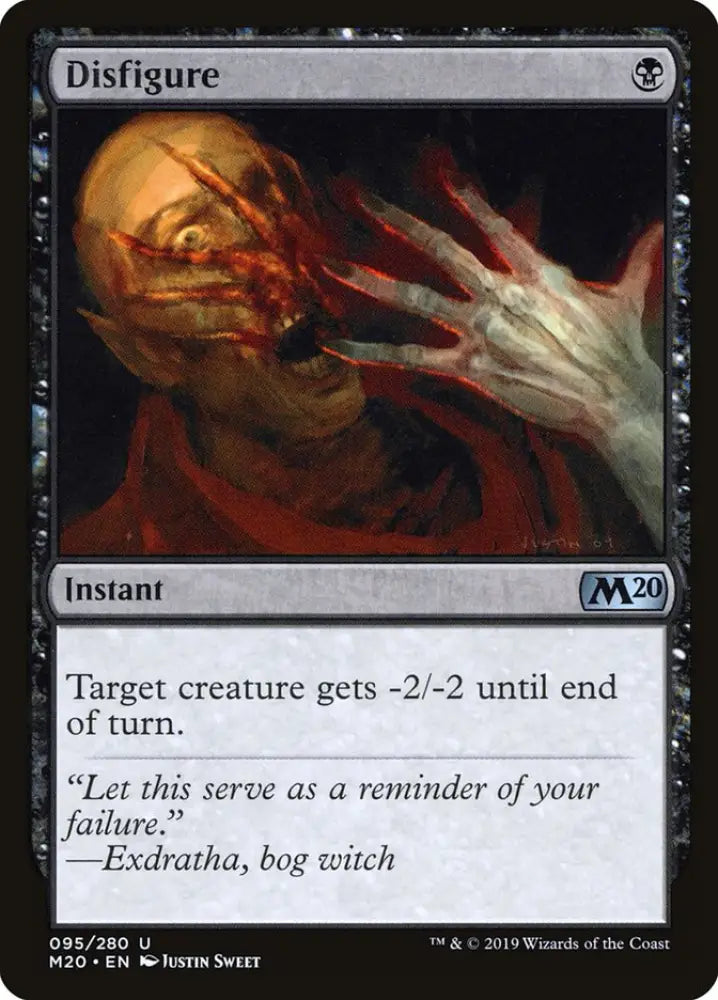 Disfigure [Core Set 2020] - MTG Single