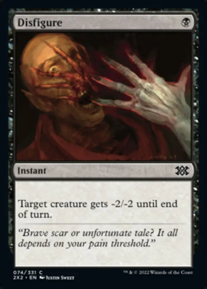 Disfigure [Double Masters 2022] - MTG Single