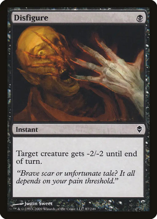 Disfigure [Zendikar] - MTG Single