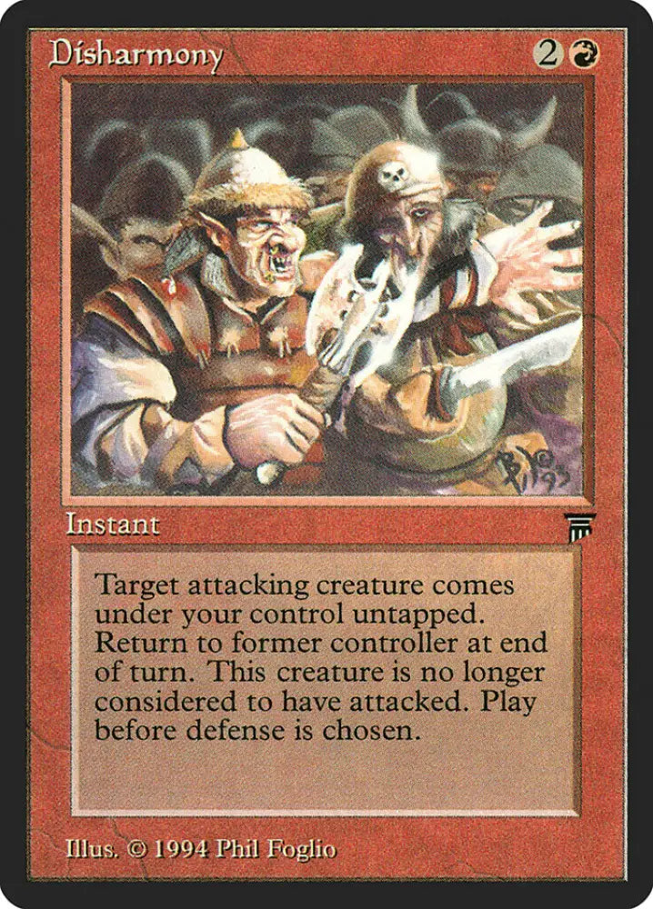 Disharmony [Legends] - MTG Single