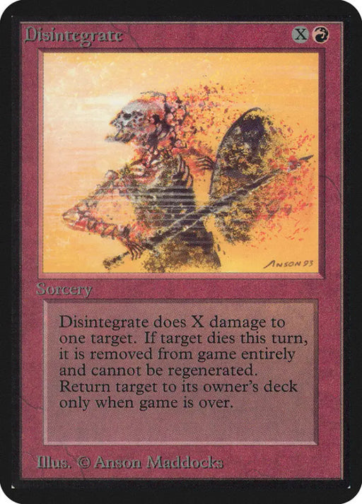 Disintegrate [Alpha Edition] - MTG Single