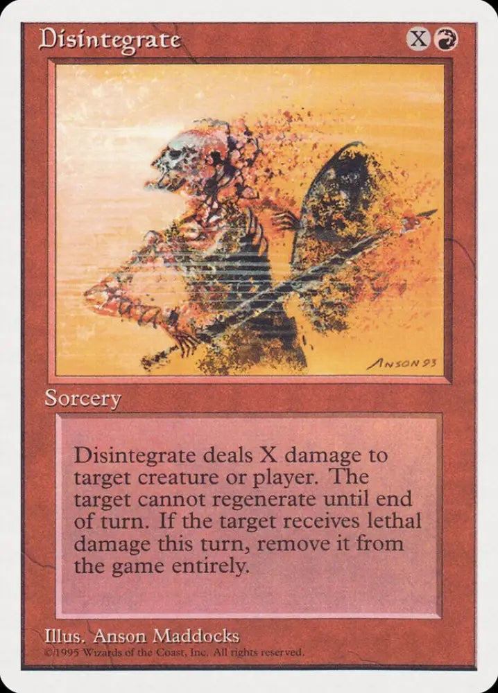 Disintegrate [Rivals Quick Start Set] - MTG Single
