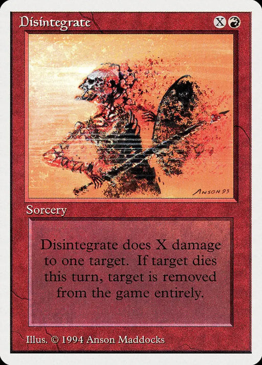 Disintegrate [Summer Magic / Edgar] - MTG Single