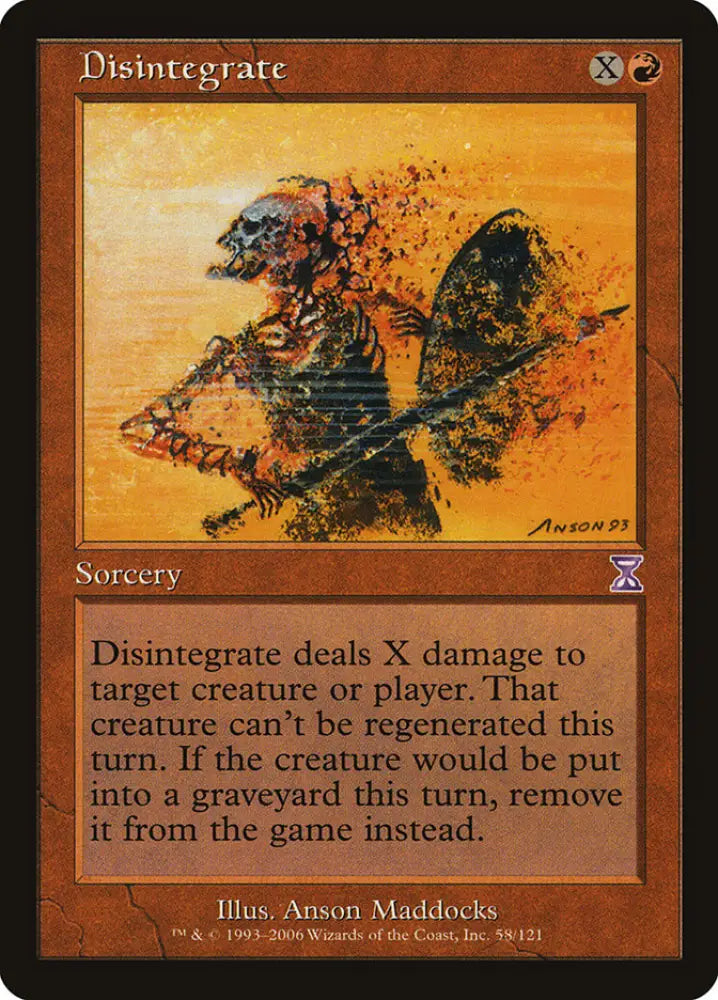 Disintegrate [Time Spiral Timeshifted] - MTG Single