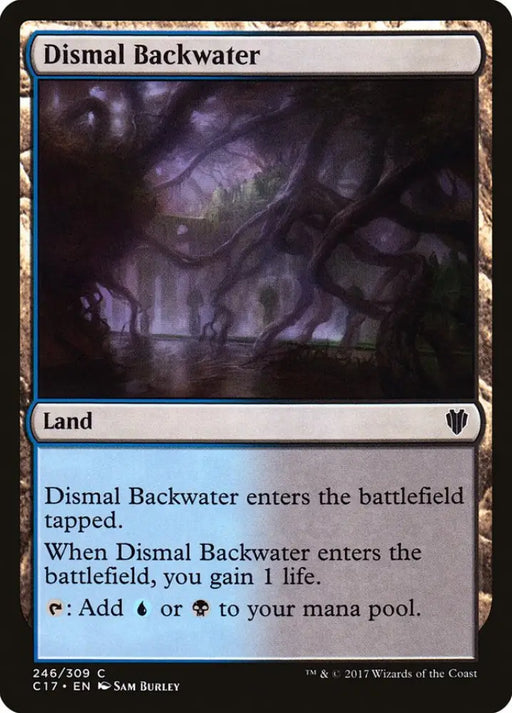 Dismal Backwater [Commander 2017] - MTG Single