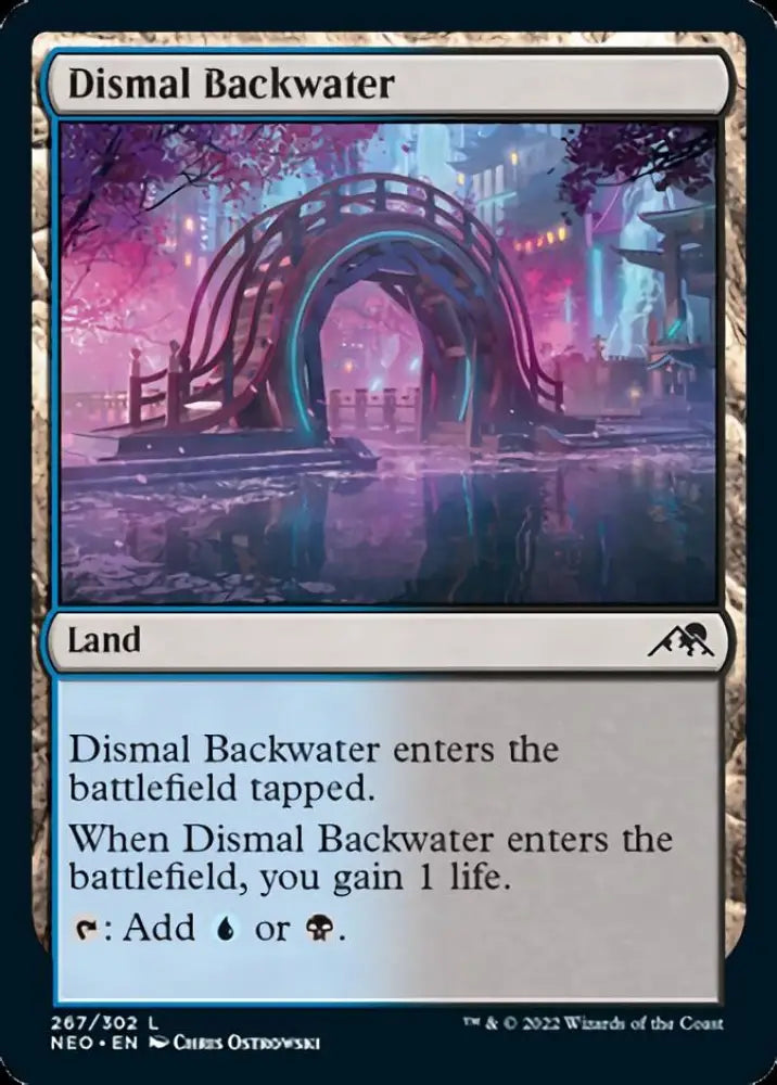 Dismal Backwater [Kamigawa: Neon Dynasty] - MTG Single