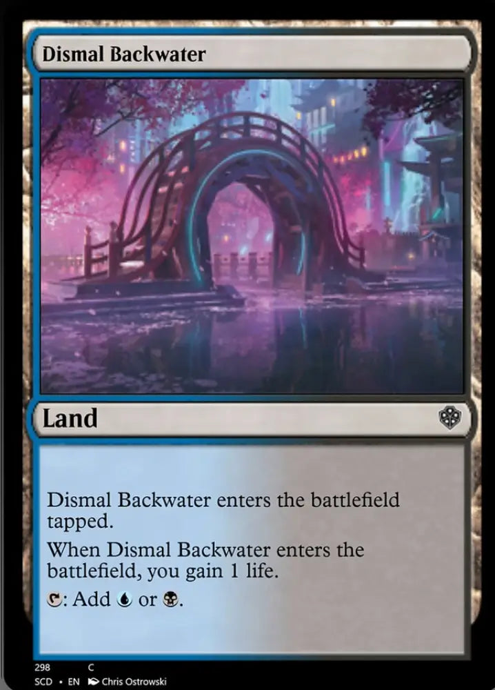 Dismal Backwater [Starter Commander Decks] - MTG Single