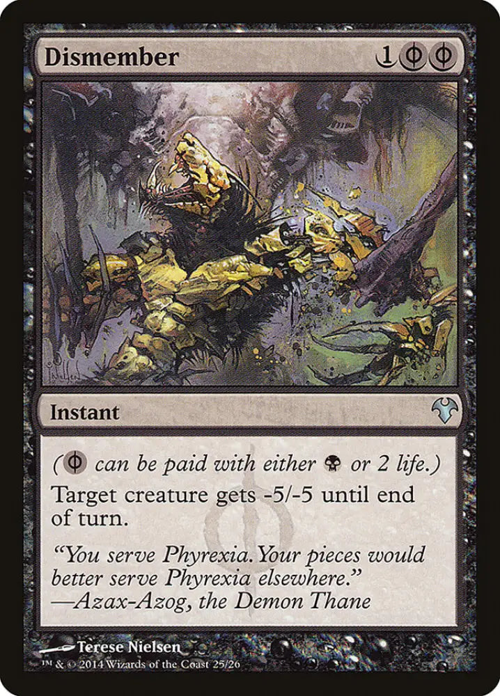 Dismember [Modern Event Deck 2014] - MTG Single