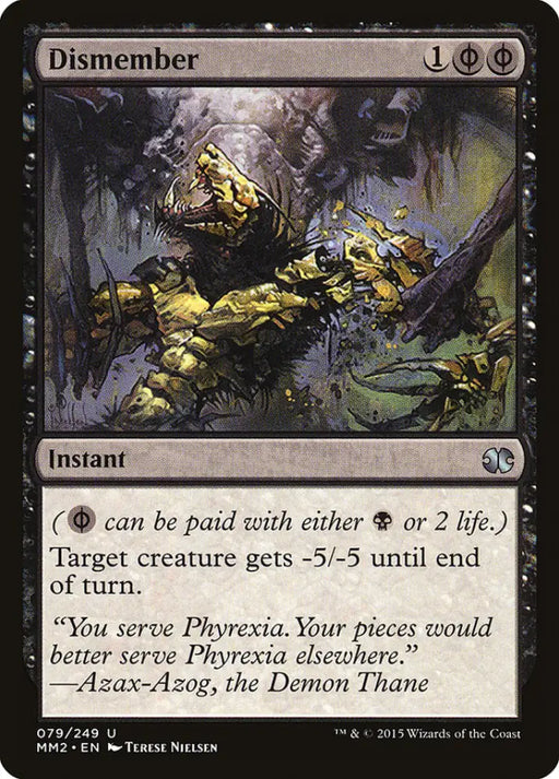 Dismember [Modern Masters 2015] - MTG Single