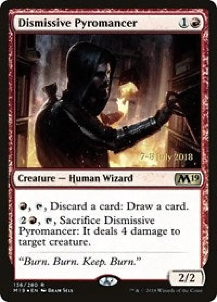 Dismissive Pyromancer (136) [Prerelease Cards]