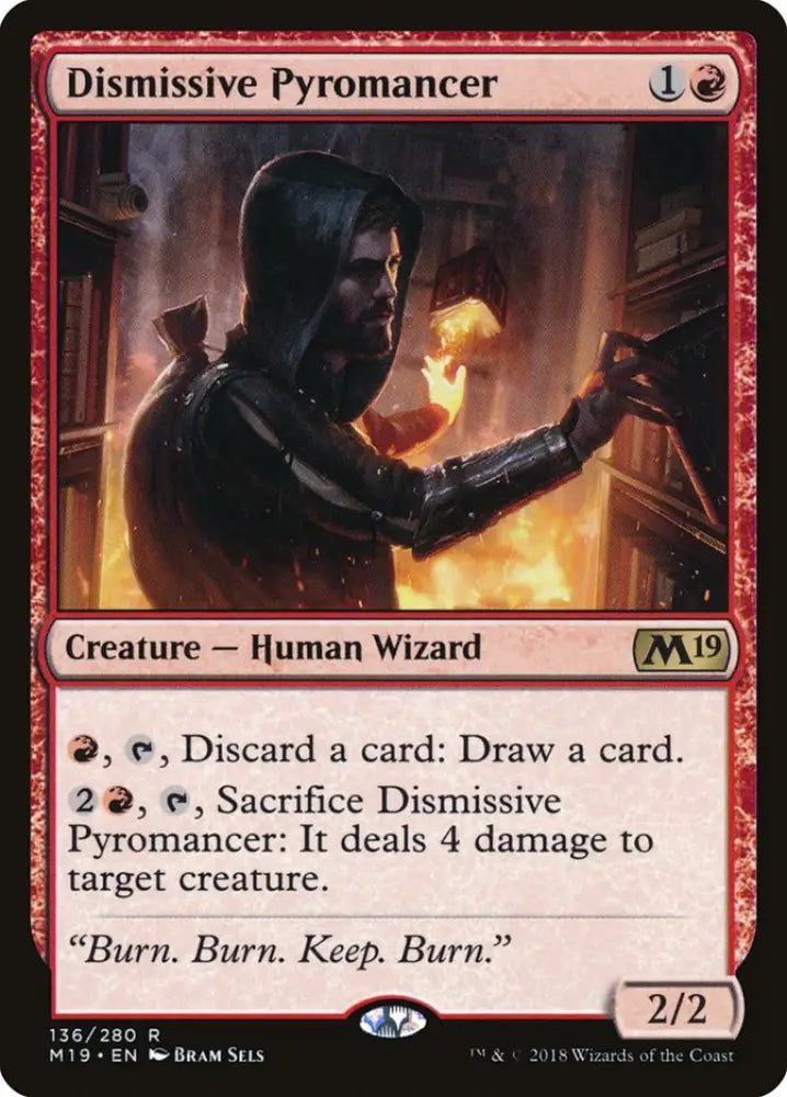 Dismissive Pyromancer [Core Set 2019] - MTG Single