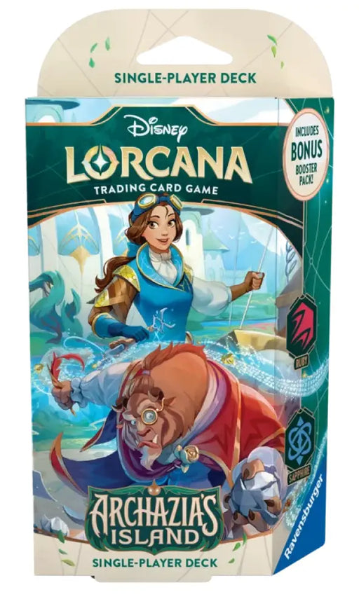 Disney Lorcana Archazia’s Island Starter Deck Ruby & Sapphire (EN) - Disney Lorcana Sealed