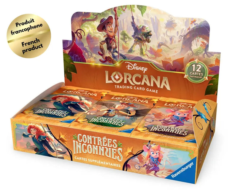 Disney Lorcana Contrées Inconnues Boîte de Boosters (FR) - Disney Lorcana Sealed