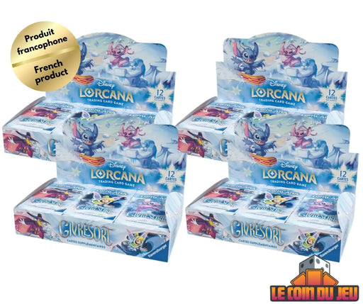 Disney Lorcana Givresort Boîte de Boosters Ensemble de 4 (FR) - Disney Lorcana Sealed