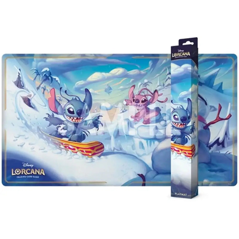 Disney Lorcana Hyperia City Playmat Snowboarding Stitch (2026-10-16) - Disney Lorcana Sealed