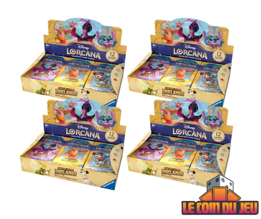 Disney Lorcana Into the Inklands Booster Box Case of 4 - Disney Lorcana Sealed