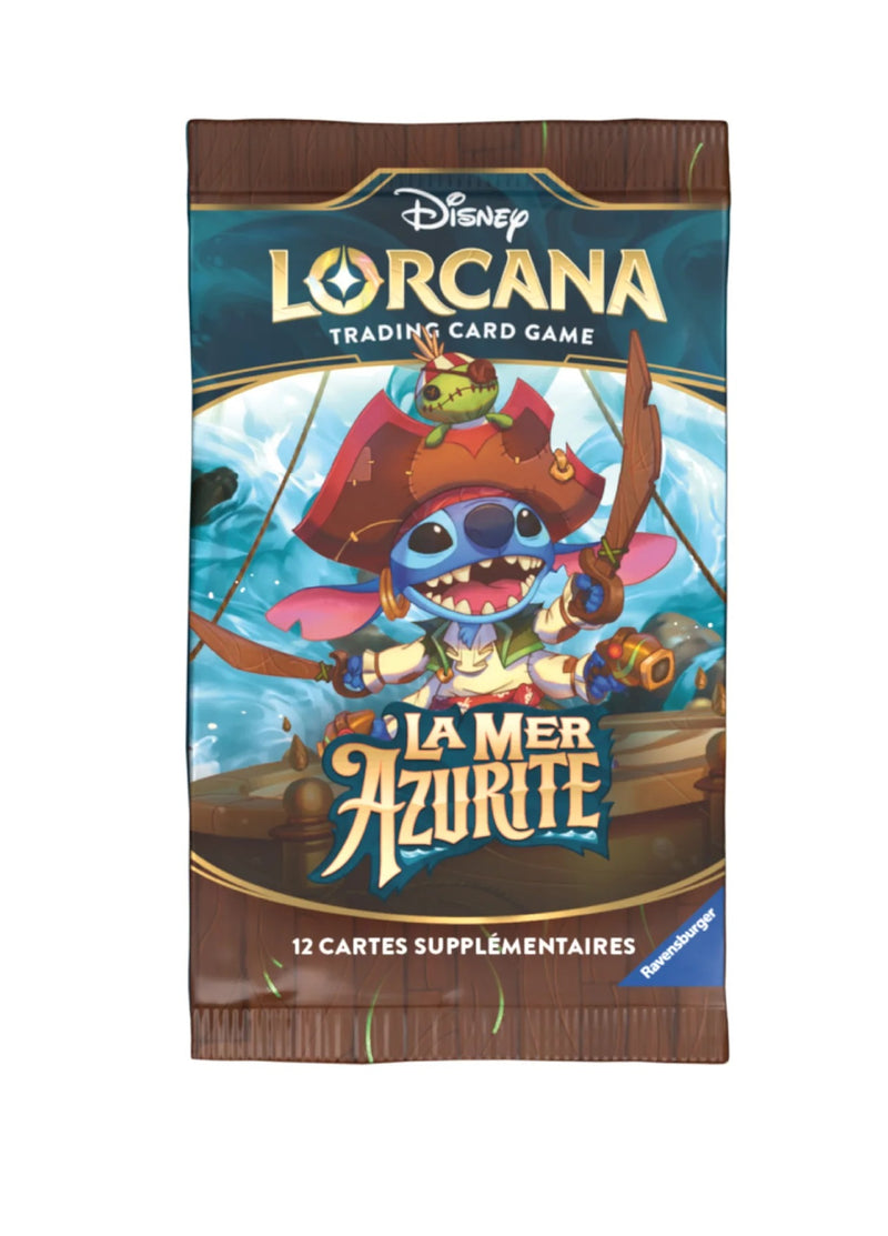 Disney Lorcana La Mer Azurite Booster Pack (Français)