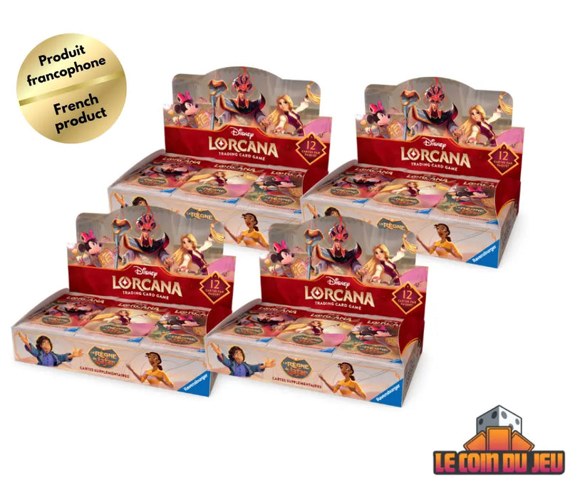 Disney Lorcana Le Règne de Jafar Boîte de Boosters Ensemble de 4 (FR) - Disney Lorcana Sealed