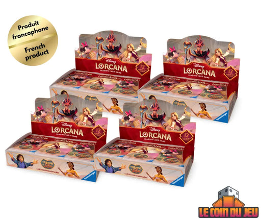 Disney Lorcana Le Règne de Jafar Boîte de Boosters Ensemble de 4 (FR) - Disney Lorcana Sealed