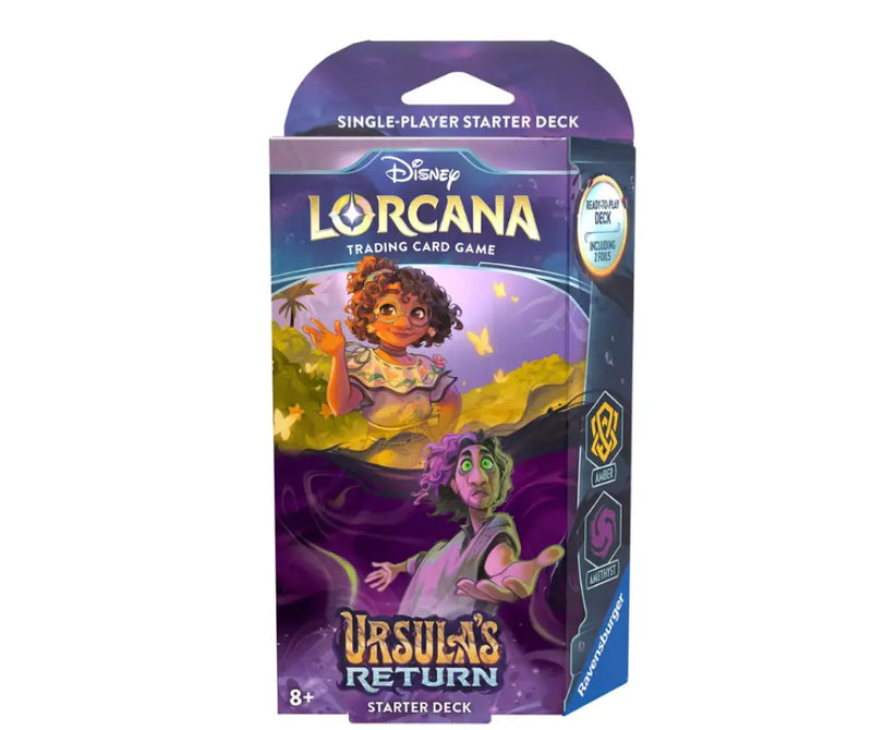 Disney Lorcana Le Retour D’Ursula Deck de Démarrage Ambre & Amethyste (FRENCH) - Disney Lorcana Sealed