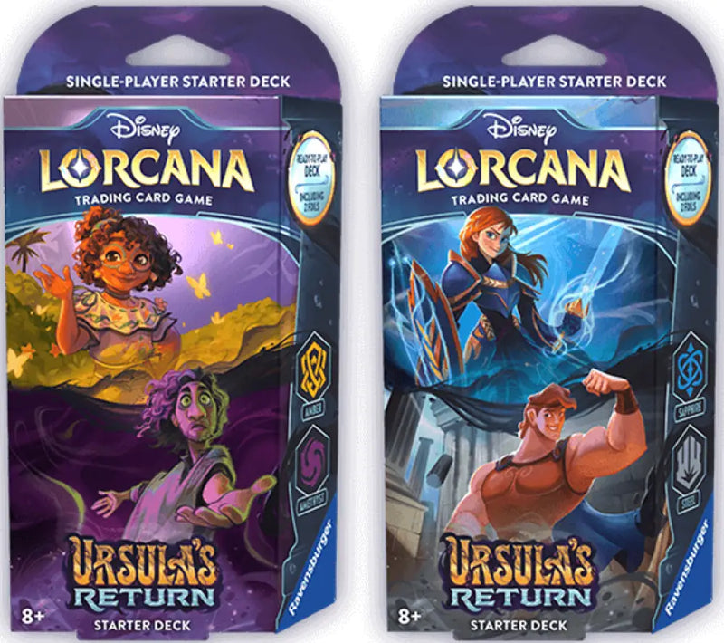 Disney Lorcana Le Retour D’Ursula Deck de Démarrage Ensemble de 2 (FRENCH) - Disney Lorcana Sealed