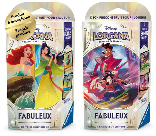 Disney Lorcana Série 9 Fabuleux Deck de Démarrage Ensemble de 2 (FR) - Disney Lorcana Sealed