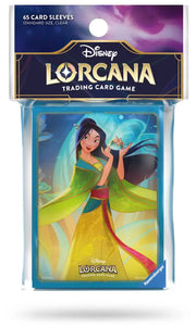 Disney Lorcana Set 9 Fabled Card Sleeves Mulan - Disney Lorcana Sealed