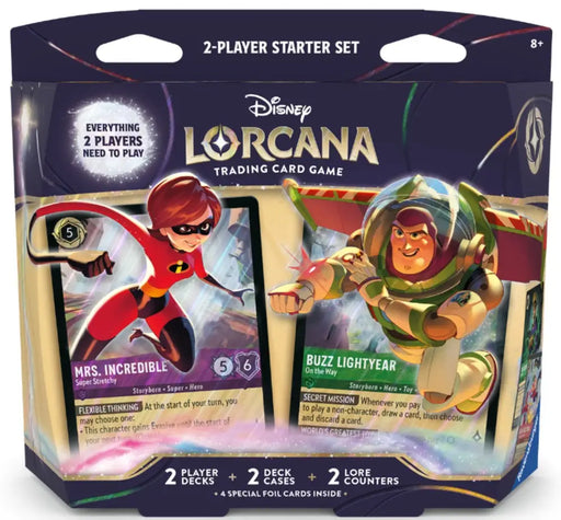 Disney Lorcana Two-Player Deck - Elastigirl/Buzz Lightyear (EN) - Disney Lorcana Sealed