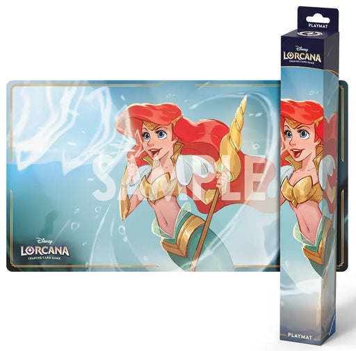 Disney Lorcana Winterspell Playmat Ariel Sonic Warrior - Disney Lorcana Sealed