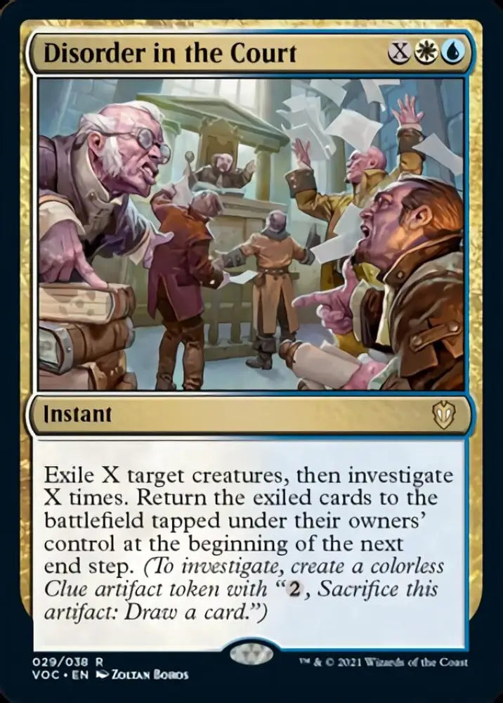 Disorder in the Court [Innistrad: Crimson Vow Commander] - MTG Single