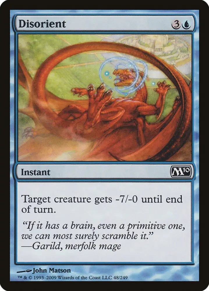 Disorient [Magic 2010] - MTG Single