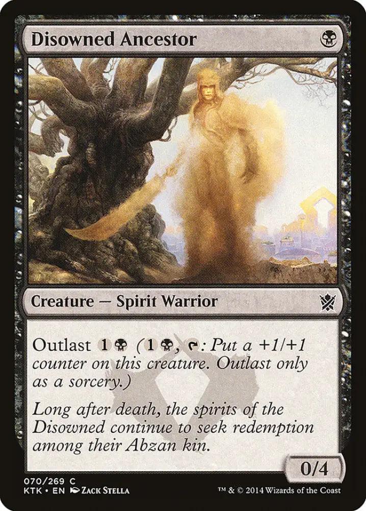 Disowned Ancestor [Khans of Tarkir] - MTG Single