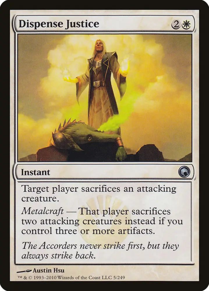 Dispense Justice [Scars of Mirrodin] - MTG Single