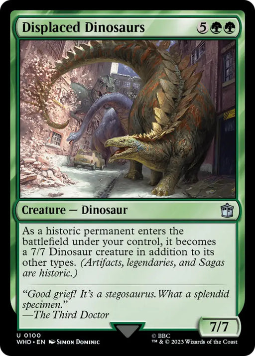 Displaced Dinosaurs [Doctor Who] - MTG Single